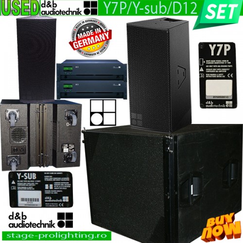 USED d&b audiotechnik Y7P-Y-sub-D12 SET USED d&b audiotechnik Y7P-Y-sub-D12 SET
